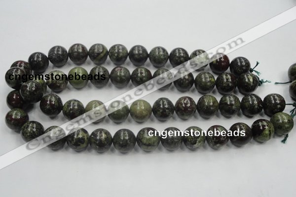 CDB200 15.5 inches 16mm round natural dragon blood jasper beads