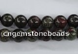 CDB252 15.5 inches 10mm round natural dragon blood jasper beads