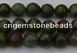 CDB300 15.5 inches 4mm round dragon blood jasper beads wholesale