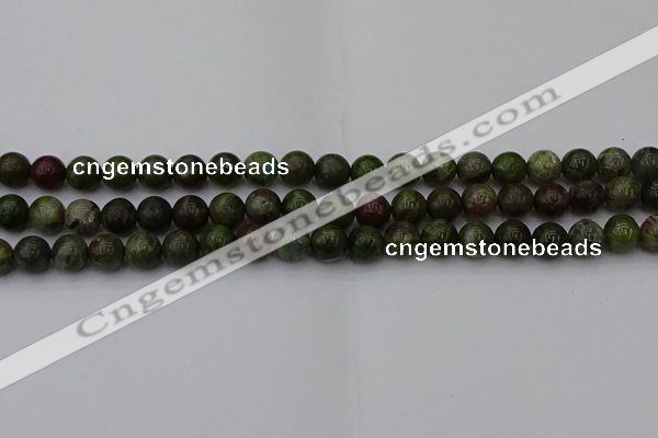 CDB301 15.5 inches 6mm round dragon blood jasper beads wholesale