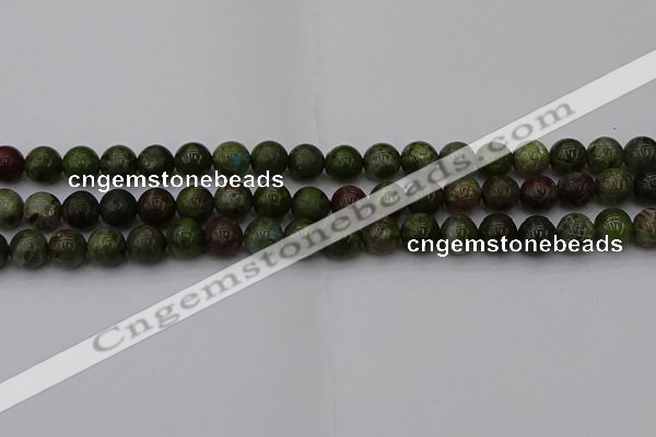 CDB302 15.5 inches 8mm round dragon blood jasper beads wholesale