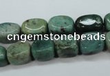 CDB37 15.5 inches 8*12mm nuggets new dragon blood jasper beads