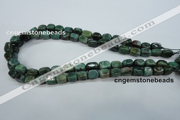 CDB37 15.5 inches 8*12mm nuggets new dragon blood jasper beads