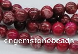 CDE03 15.5 inches 8mm round dyed sea sediment jasper beads