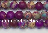 CDE1055 15.5 inches 4mm round sea sediment jasper beads wholesale