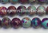 CDE1056 15.5 inches 6mm round sea sediment jasper beads wholesale