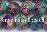 CDE1057 15.5 inches 8mm round sea sediment jasper beads wholesale