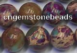 CDE1058 15.5 inches 10mm round sea sediment jasper beads wholesale