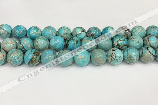 CDE1371 15.5 inches 14mm round sea sediment jasper beads wholesale