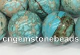 CDE1372 15.5 inches 16mm round sea sediment jasper beads wholesale