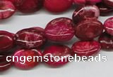 CDE14 15.5 inches 10*14mm oval dyed sea sediment jasper beads