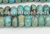 CDE1400 15.5 inches 3*4mm rondelle sea sediment jasper beads