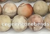 CDE1416 15.5 inches 10mm round matte natural sea sediment jasper beads