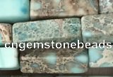 CDE1482 15.5 inches 4*13mm cuboid sea sediment jasper beads