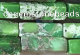 CDE1484 15.5 inches 4*13mm cuboid sea sediment jasper beads