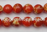 CDE2003 15.5 inches 10mm round dyed sea sediment jasper beads