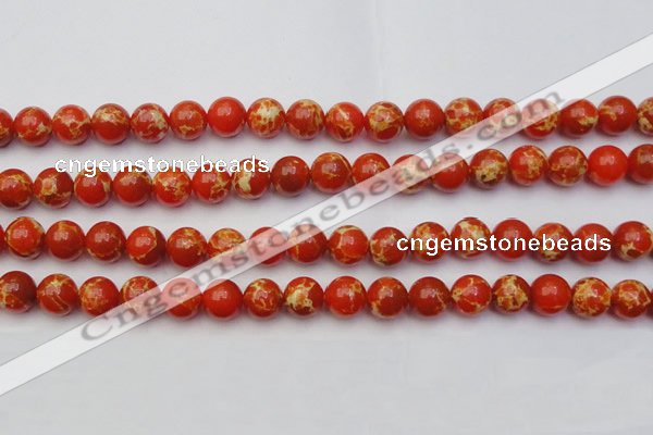 CDE2004 15.5 inches 12mm round dyed sea sediment jasper beads