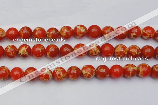 CDE2009 15.5 inches 22mm round dyed sea sediment jasper beads