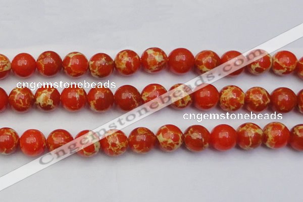 CDE2010 15.5 inches 24mm round dyed sea sediment jasper beads