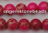 CDE2014 15.5 inches 10mm round dyed sea sediment jasper beads