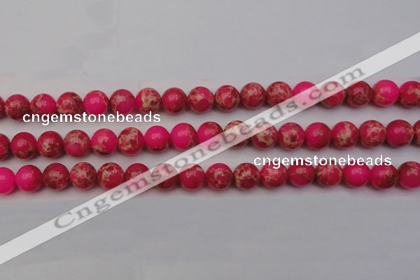 CDE2014 15.5 inches 10mm round dyed sea sediment jasper beads