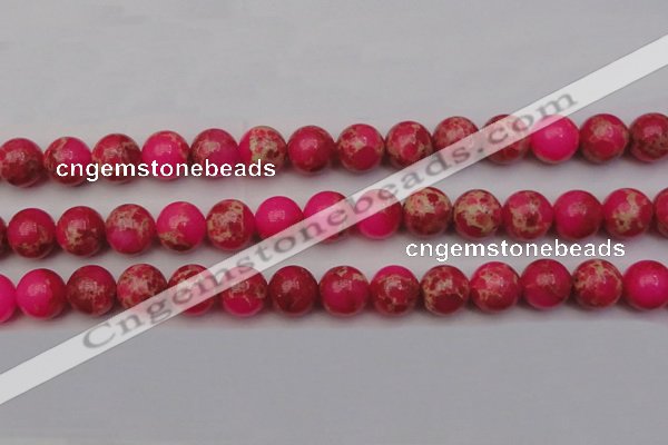 CDE2017 15.5 inches 16mm round dyed sea sediment jasper beads