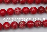 CDE2023 15.5 inches 6mm round dyed sea sediment jasper beads