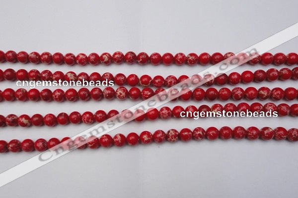 CDE2023 15.5 inches 6mm round dyed sea sediment jasper beads