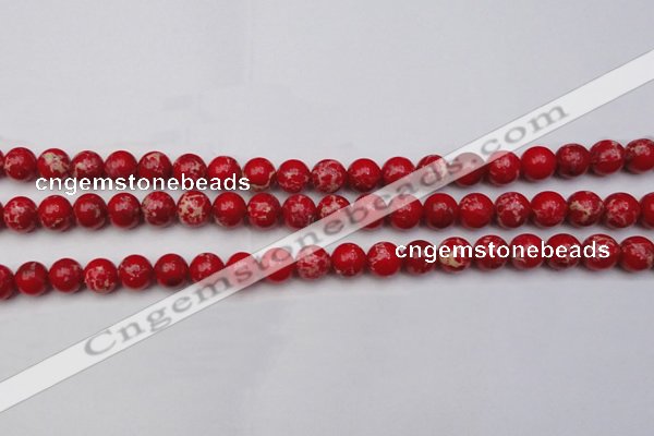 CDE2024 15.5 inches 8mm round dyed sea sediment jasper beads