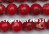 CDE2025 15.5 inches 10mm round dyed sea sediment jasper beads