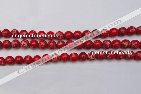 CDE2025 15.5 inches 10mm round dyed sea sediment jasper beads