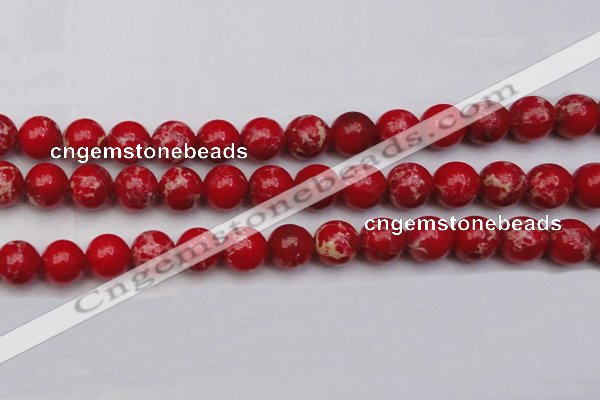 CDE2027 15.5 inches 14mm round dyed sea sediment jasper beads