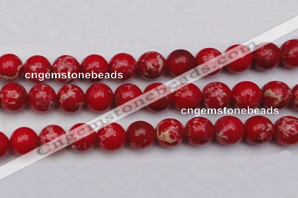 CDE2032 15.5 inches 24mm round dyed sea sediment jasper beads