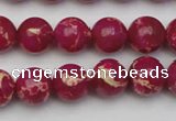 CDE2036 15.5 inches 10mm round dyed sea sediment jasper beads