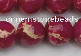 CDE2040 15.5 inches 18mm round dyed sea sediment jasper beads