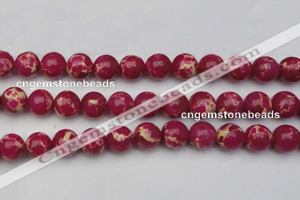 CDE2040 15.5 inches 18mm round dyed sea sediment jasper beads