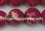 CDE2042 15.5 inches 22mm round dyed sea sediment jasper beads