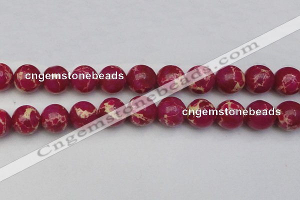 CDE2042 15.5 inches 22mm round dyed sea sediment jasper beads