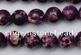 CDE2047 15.5 inches 10mm round dyed sea sediment jasper beads