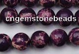 CDE2048 15.5 inches 12mm round dyed sea sediment jasper beads