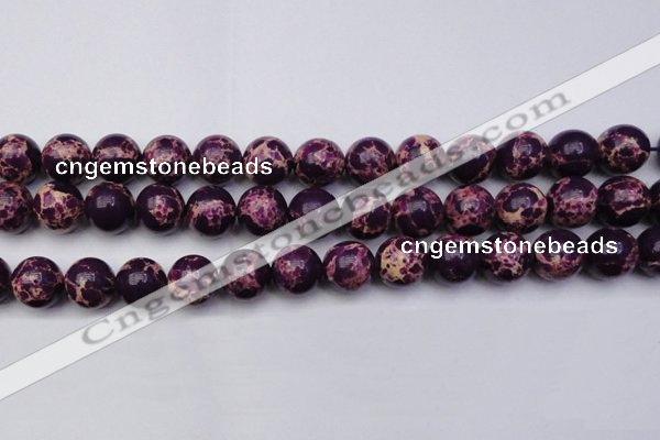 CDE2050 15.5 inches 16mm round dyed sea sediment jasper beads