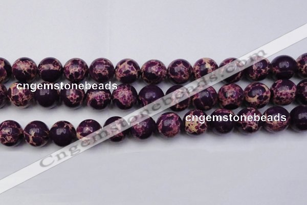 CDE2051 15.5 inches 18mm round dyed sea sediment jasper beads