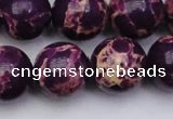 CDE2052 15.5 inches 20mm round dyed sea sediment jasper beads