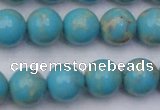 CDE2060 15.5 inches 14mm round dyed sea sediment jasper beads