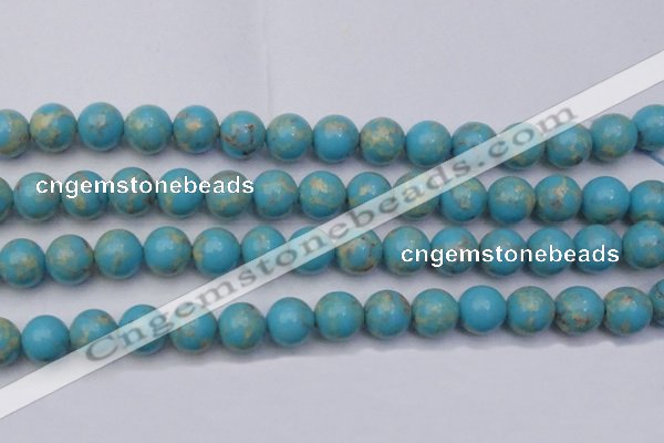 CDE2062 15.5 inches 18mm round dyed sea sediment jasper beads