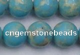 CDE2063 15.5 inches 20mm round dyed sea sediment jasper beads