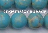 CDE2064 15.5 inches 22mm round dyed sea sediment jasper beads