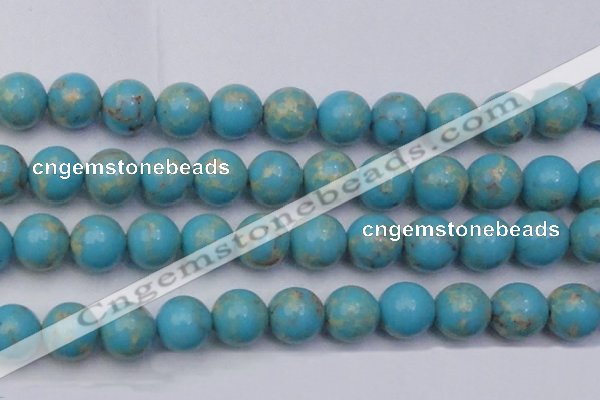 CDE2064 15.5 inches 22mm round dyed sea sediment jasper beads