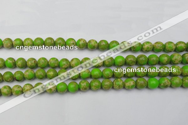 CDE2068 15.5 inches 8mm round dyed sea sediment jasper beads