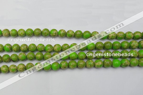 CDE2069 15.5 inches 10mm round dyed sea sediment jasper beads